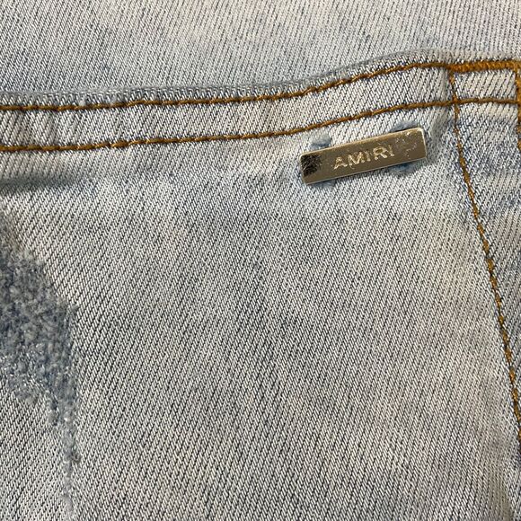 Amiri Jeans City paint size button fly #227 distressed denim. - Picture 4 of 14